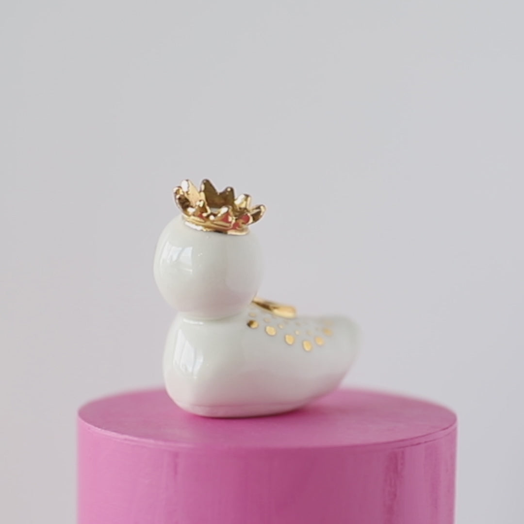 Royal Ducky Birthday Candle Holder