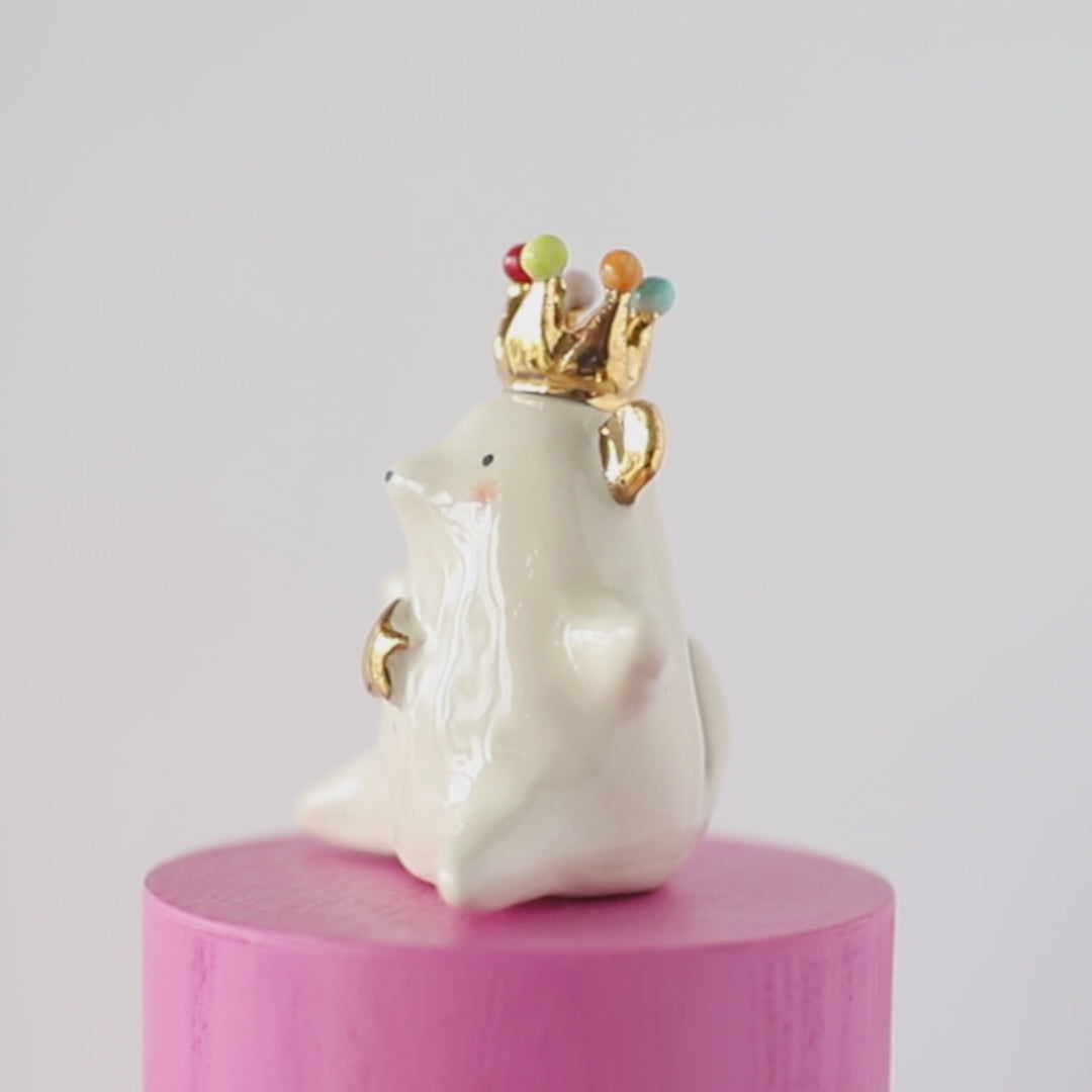 Little King Birthday Candle Holder